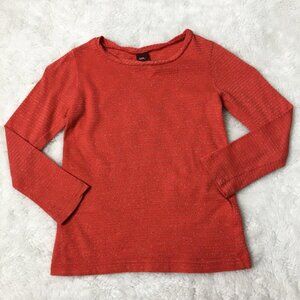 Tea Little Girl Red Long Sleeve T Shirt Size 3 Y